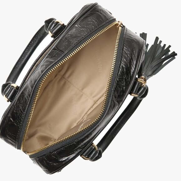 NWT - Brahmin Mara - Black Castle View Crossbody Purse and Matching Wallet - Picture 5 of 12